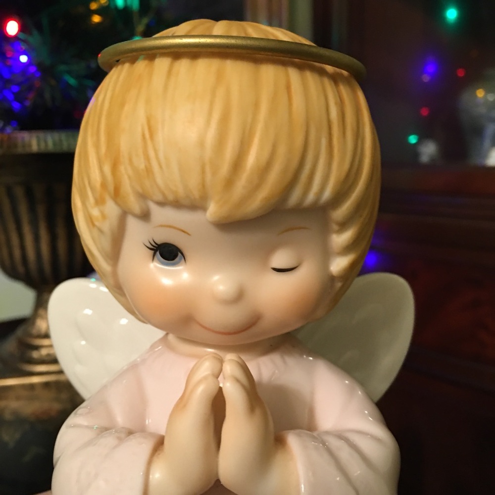 Winking angel